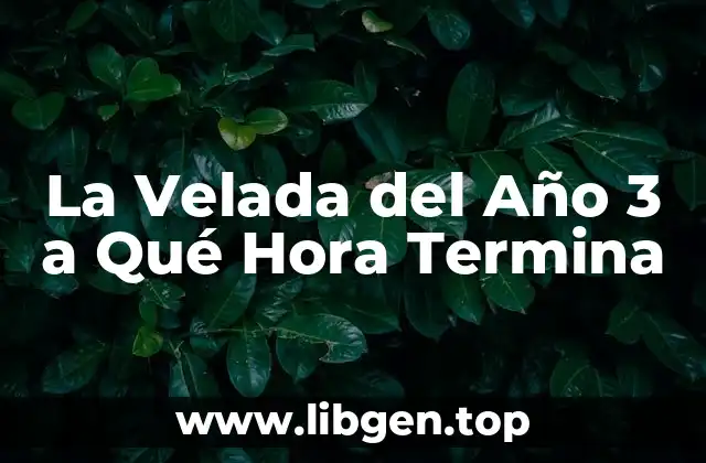 Historia de La Velada del Año 3