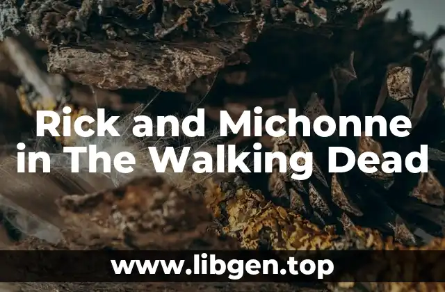 Rick and Michonne in The Walking Dead