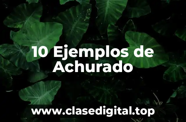 10 Ejemplos de Achurado