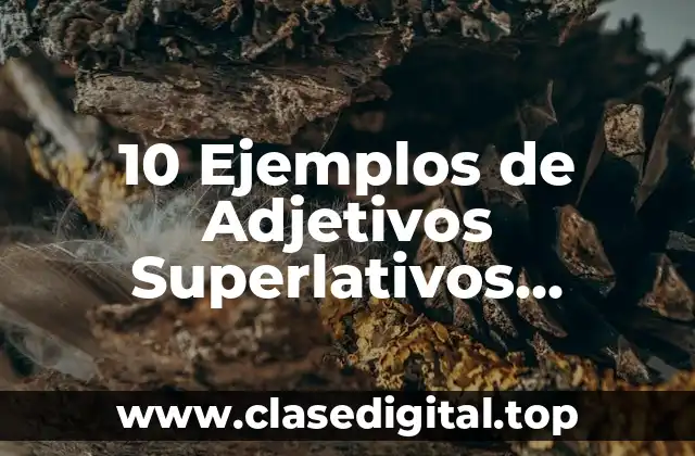 10 Ejemplos de Adjetivos Superlativos Absolutos