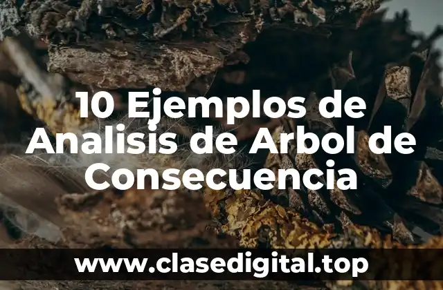 10 Ejemplos de Analisis de Arbol de Consecuencia