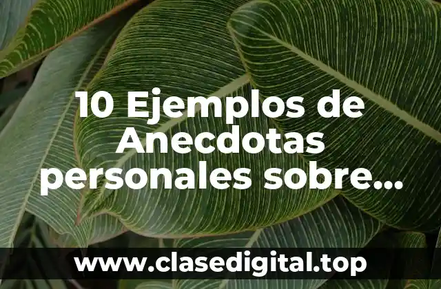 10 Ejemplos de Anecdotas personales sobre equidad de género