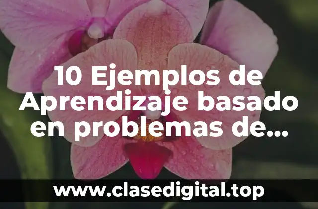 10 Ejemplos de Aprendizaje basado en problemas de estática