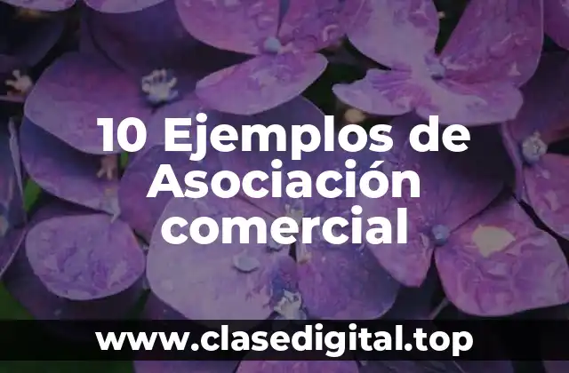 10 Ejemplos de Asociación comercial
