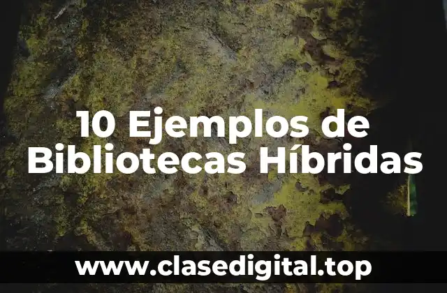 10 Ejemplos de Bibliotecas Híbridas