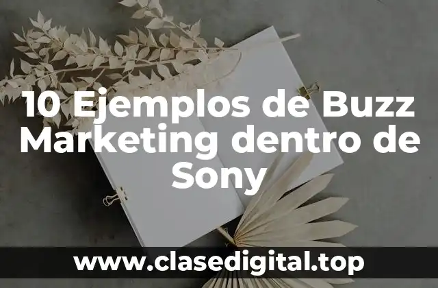 10 Ejemplos de Buzz Marketing dentro de Sony