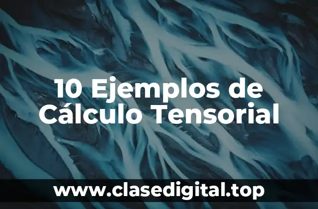 10 Ejemplos de Cálculo Tensorial