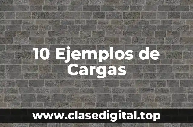 10 Ejemplos de Cargas