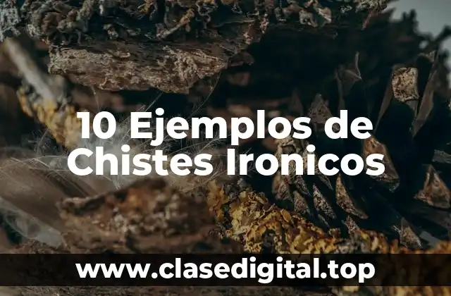 10 Ejemplos de Chistes Ironicos