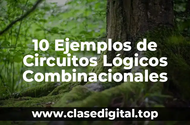10 Ejemplos de Circuitos Lógicos Combinacionales