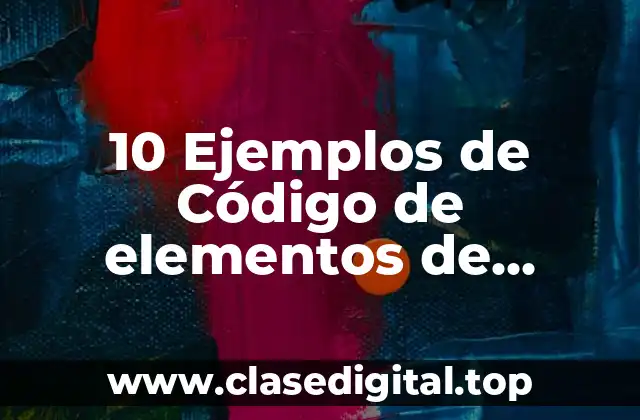 10 Ejemplos de Código de elementos de comunicación