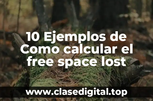 10 Ejemplos de Como calcular el free space lost