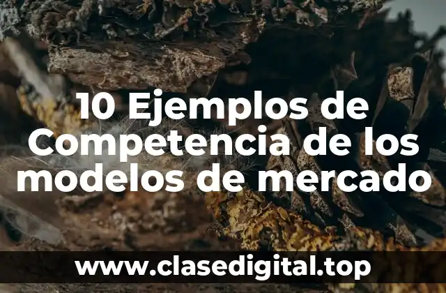 10 Ejemplos de Competencia de los modelos de mercado