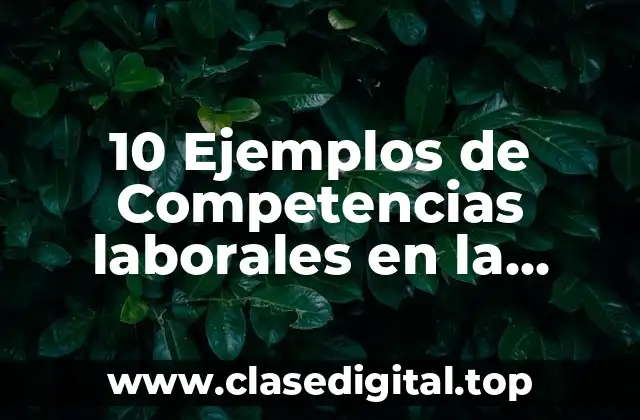10 Ejemplos de Competencias laborales en la empresa Dell