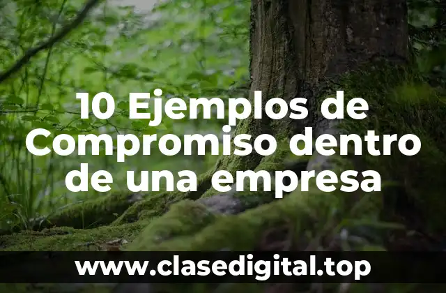 10 Ejemplos de Compromiso dentro de una empresa