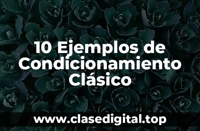 10 Ejemplos de Condicionamiento Clásico