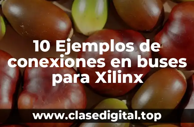 Ejemplos de conexiones en buses para Xilinx