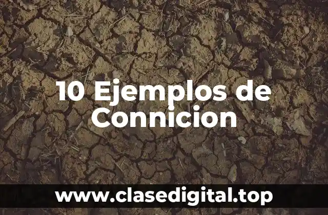 10 Ejemplos de Connicion