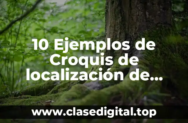 10 Ejemplos de Croquis de localización de terrenos