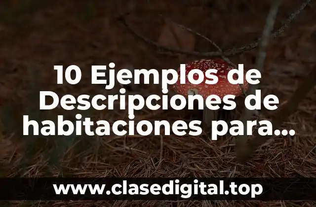 10 Ejemplos de Descripciones de habitaciones para guiones teatrales