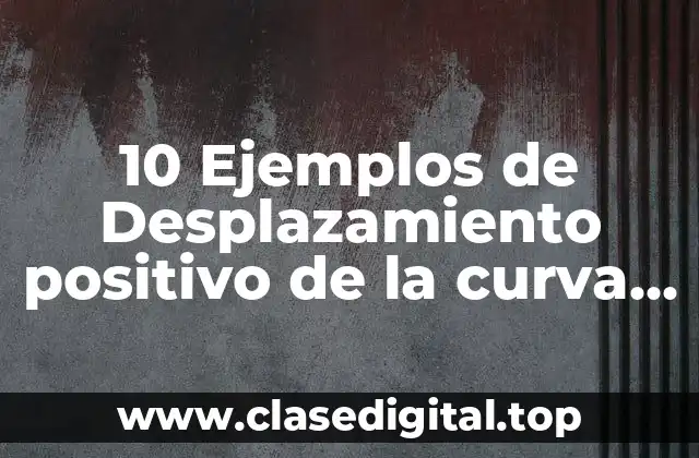 10 Ejemplos de Desplazamiento positivo de la curva de demanda