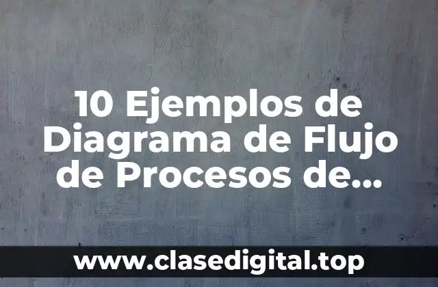 Ejemplos de Diagramas de Flujo de Procesos de Cristalización