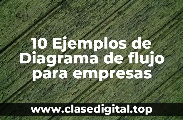 10 Ejemplos de Diagrama de flujo para empresas