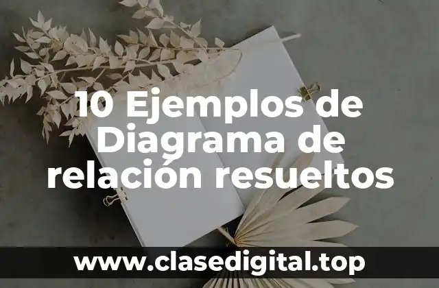 10 Ejemplos de Diagrama de relación resueltos