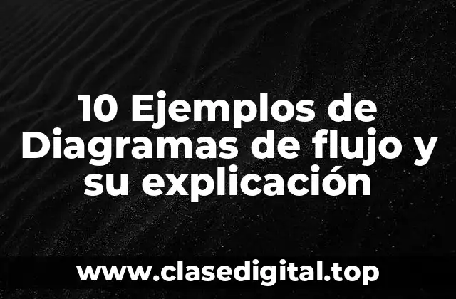 10 Ejemplos de Diagramas de flujo y su explicación