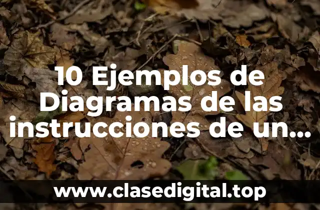 10 Ejemplos de Diagramas de las instrucciones de un juego