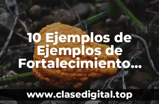 10 Ejemplos de Ejemplos de Fortalecimiento Muscular