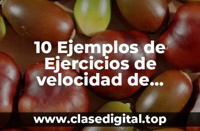 10 Ejemplos de Ejercicios de velocidad de reacción en educación física