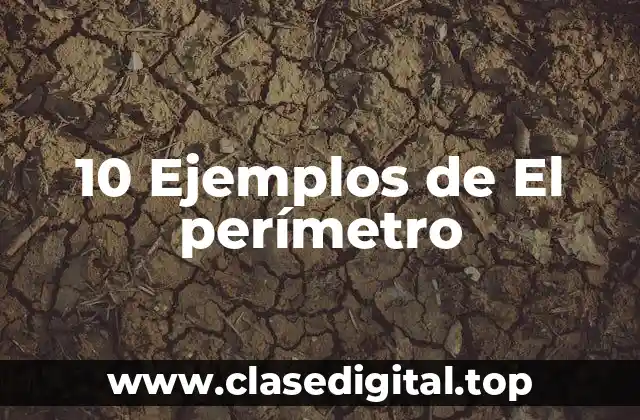10 Ejemplos de El perímetro