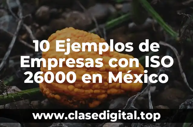 10 Ejemplos de Empresas con ISO 26000 en México