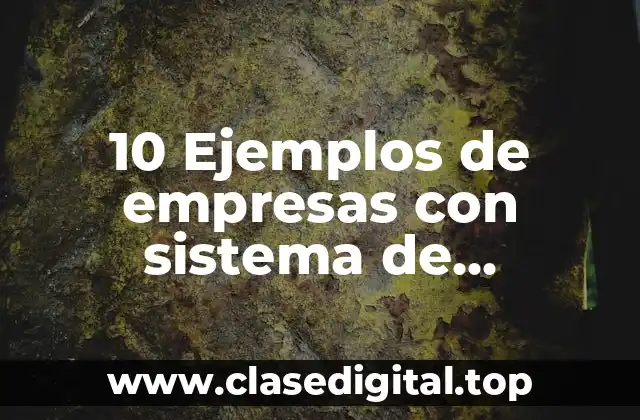 10 Ejemplos de empresas con sistema de distribución vertical
