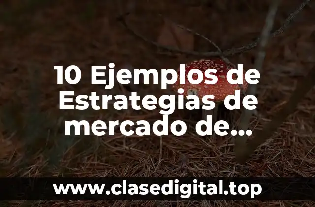 10 Ejemplos de Estrategias de mercado de demanda primaria
