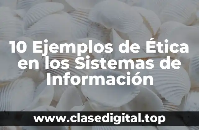 10 Ejemplos de Ética en los Sistemas de Información