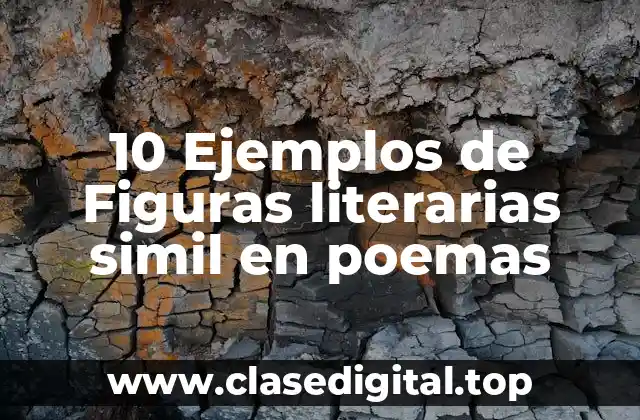 10 Ejemplos de Figuras literarias simil en poemas