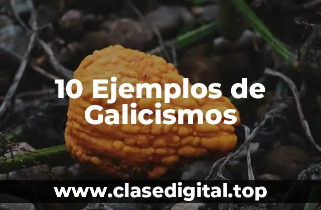 10 Ejemplos de Galicismos
