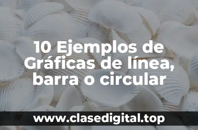 10 Ejemplos de Gráficas de línea, barra o circular