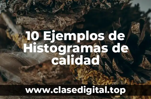 10 Ejemplos de Histogramas de calidad