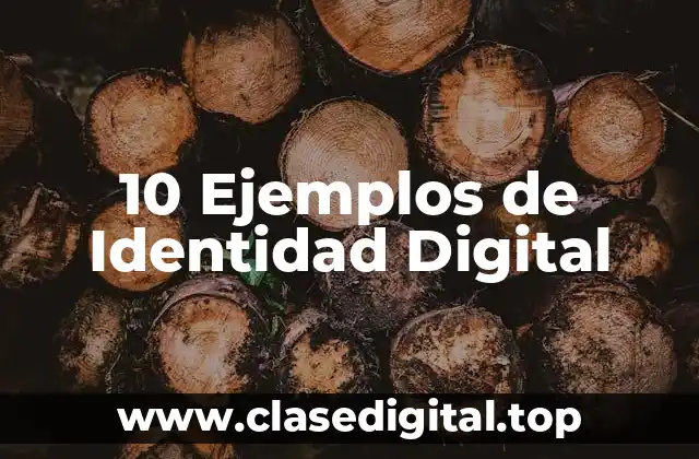 10 Ejemplos de Identidad Digital