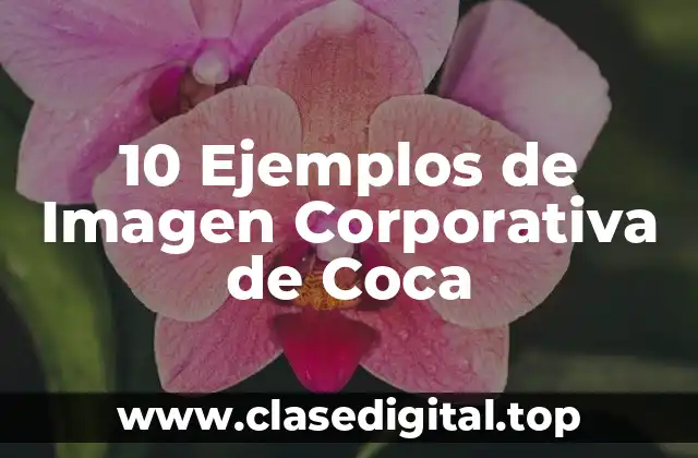 10 Ejemplos de Imagen Corporativa de Coca