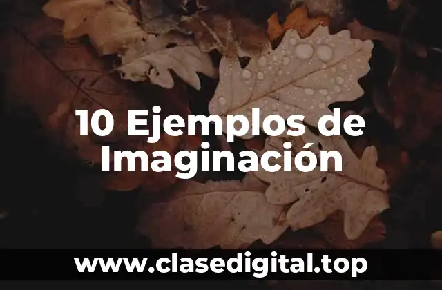 10 Ejemplos de Imaginación