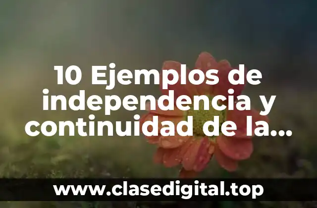 Ejemplos de independencia y continuidad de la utilidad esperada
