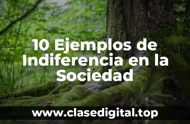 10 Ejemplos de Indiferencia en la Sociedad