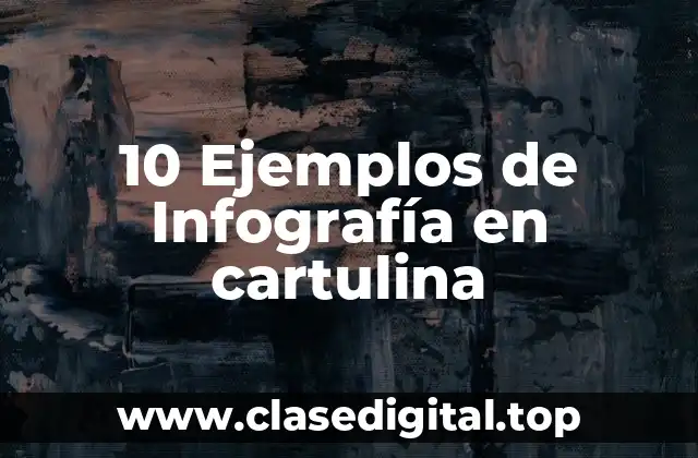 Ejemplos de infografía en cartulina