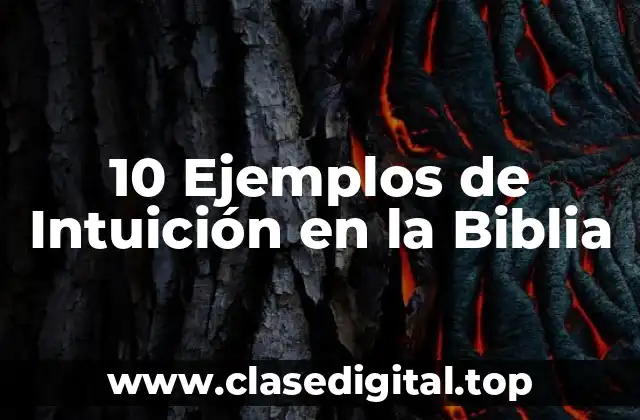 10 Ejemplos de Intuición en la Biblia