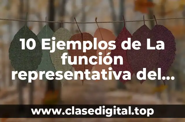 10 Ejemplos de La función representativa del lenguaje