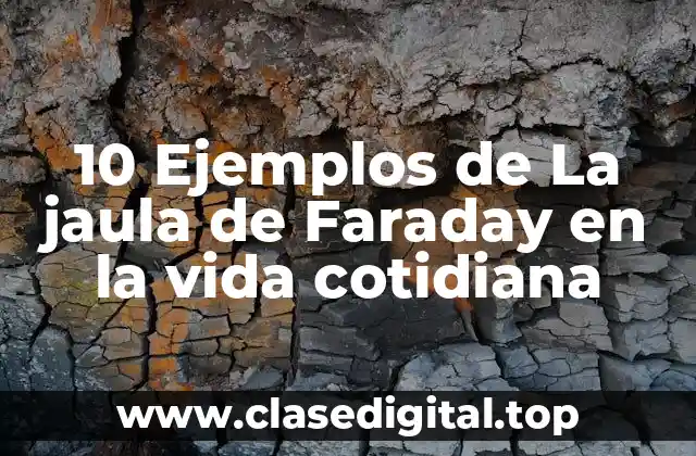 10 Ejemplos de La jaula de Faraday en la vida cotidiana